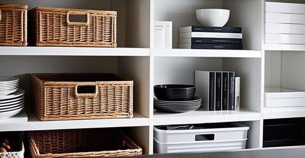 Solutions de rangement astucieuses pour une maison organisée